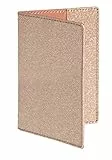 EXACOMPTA - 5105153E – Reisepasshülle Eden – 9,5 x 13,5 cm – Farbe Gold weich