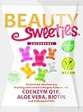 BeautySweeties Zuckerfreie Häschen 125 g | Fruchtig-süße, zuckerfreie & vegane Fruchtgummi-Häschen | Mit Coenzym Q1, Aloe Vera und Biotin | 1 x 125 g Beutel