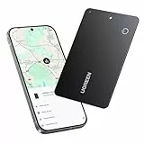UGREEN FineTrack Slim G kompatibel mit Google Find Hub (nur Android), 1.7mm Bluetooth Tracker, 5 Jahre Akkustand, IP68 Walletfinder für Pass, Gepäck, Smarttag kompatibel mit Pixel 10/Galaxy S25 usw.