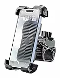 Grefay Handyhalterung Fahrrad, Handyhalterung Motorrad -Universal 360° Lenker Halter für iPhone 16/15/14 Pro Max Plus, SE, 13/12 Pro Max Mini, 11 Pro Max, Samsung S23 S22, Smartphone(4.7'-7.2')