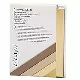 Cricut Joy Cutaway -Karten | Neutrale | 10,8 cm x 14 cm (4,25 'x 5,5') | 8-Pack | Zur Verwendung mit Cricut Freude