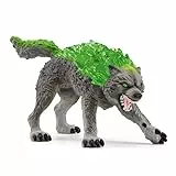 SCHLEICH ELDRADOR Creatures 70153 Granitwolf - Realistische Gefährliche Fantasy Monster Actionfigur, Mythische Wolfsfigur mit Realistischen Details, Figuren ab 7 Jahren