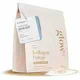 Glow25® Collagen Pulver [450g] - Unser Original - Kollagen Hydrolysat - Gute Löslichkeit - Neutral