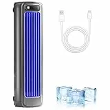 Coldeez Kühlkönig, Coldeez Cooling Ace, Sherum Cooling Ace Klimagerät, Qinux Brizaac, Brizac Cooling Ace, Mobile Klimaanlage mit 3 Geschwindigkeiten, Kühlventilator für Schlafzimmer, Büro (Grau)