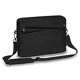 Pedea Tablet Tasche 12–13' Hülle für iPad Pro 13 2024 M4, iPad Pro 12,9 2022 M2, Galaxy Tab S10+/S9+, Surface Pro 12', MatePad Pro 12,2, Sleeve mit Zubehörfach, schwarz