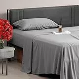 Z-hom Bettwäsche Set 4-teilig – Weiche Mikrofaser Bettgarnitur mit 2 Bettbezügen & 2 Kissenbezügen (40×80 cm) – Atmungsaktiv, Faltenfrei & Pflegeleicht – Oeko-TEX Zertifiziert, Grau (135 cm ×200 cm)
