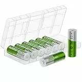 Wiederaufladbare Lithium Akkus AA 8 Pack, 3600mWh Hohe Kapazität 1.5V AA Batterien, Lang anhaltende wiederaufladbare Lithium Batterie aa,EIN DELGEO-Ladegerät ist erforderlich