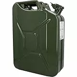 Unitec 73855 Benzinkanister, 20 l, aus Stahlblech, für Treibstoffe aller Art, mit BAM-Zulassung, inklusive Sicherungsstift, grün, 15 Count (Pack of 3673)