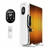 Aigostar Cozy - Energiesparend 2300W Ölradiator mit Fernbedienung, 11Rippen Heizung Elektrisch mit Thermostat, 3 Modi, 24h Timer, LED-Anzeige, Kipp & Überhitzungsschutz, Mobiler Heaters for Room