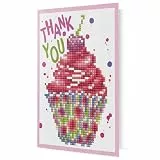 Diamond Dotz Kaart Cup Cake Thank You