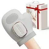 Wireless Handmassagegerät, Elektrische Handmassagegeräte mit Wärme und Kompression, Handmassagegerät für Arthritis und Karpaltunnel, Thermotherapie, 5 Stufen Einstellbar, Linderung von Handschmerzen
