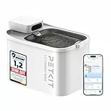 PETKIT Katzen Trinkbrunnen Kabellos, Hundewasserspender, 3L Katzen Hunde Wasserbrunnen, Intelligentes App-Steuerung,26dB Extrem Leiser,83 Tage Akkulaufzeit