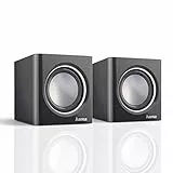 Hama Notebook-Lautsprecher Sonic Mobil 185 (Lautsprecher für PC, Laptop, Smartphone oder Tablet mit 3,5 mm Klinkenstecker) schwarz-Silber