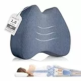 Kniekissen für Seitenschläfer mit Thermo-Bezug | Ergonomisches Bein-Kissen für erholsamen Schlaf | Orthopädisches Lagerungskissen | Visco-elastischer Memory-Foam | Schnelltrocknend & Atmungsaktiv
