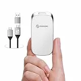 PHIXERO P20 Portable SSD 2TB bis zu 2000MB/s, USB 3.2 Gen 2X2 Externe Solid State Drive, USB C zu C&A für Smartphone, Tablet, PC, Laptop (Weiß)
