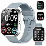 uaue Smartwatch Herren Damen, HD Smartwatch Damen mit Telefonfunktion