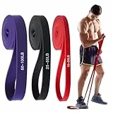 JATEKA Resistance Bands, 100% Latex Widerstandsbänder, Fitnessbänder Trainingsbänder Widerstandsbänder Krafttraining für Muskelaufbau, Yoga, Pilates, Crossfit