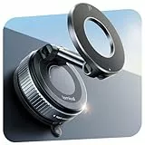 Lamicall Magnetischer Handyhalterung Auto für Magsafe Autohalterung - [TOP Vakuum Saugnapf & 24X Magnete] Mag Safehalterung Auto Handy Halterung, 360° Drehbar KFZ Halter für iPhone 17 16 15 14 Pro Max