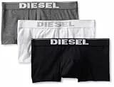 Diesel Herren UMBX-Kory Boxershorts, Grau/Weiß/Schwarz, Large (3er Pack)