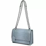 cotwoco Handtasche Damen, Klein Umhängetasche Damen - Kette Schulterriemen Crossbody Bag, PU Leder Handytasche mit Kartenschlitz mit 4 Fächern
