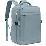 Yankony Kabinentasche, Untersitz-Kabinentasche, kleiner Reiserucksack, Handgepäcktasche für Flugzeuge, mehrere Taschen, bequemer Airback-Rucksack, Kabinengröße für Damen und Herren, blau, 40x20x25cm,