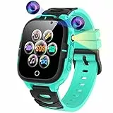 ELEJAFE Smartwatch Kinder mit Telefon - Handy Uhr Kinder Smartwatch mit Anruffunktion SOS 24 Spiel Wecker Schulmodus Musik Player Geburtstag Geschenk für Jungen Mädchen Student 4-12