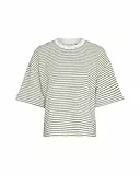 Msch Copenhagen Damen Sweatshirt MSCHNilda Ima Q (Schwarz/Beige, M)