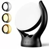 Wopigh Tageslichtlampe 10000 Lux, Tageslichtleuchte ohne UV,Sonnenlicht Lampe mit 3 Farbtemperaturen, 4 Minuten und 5 Intensitäten einstellbaren Leuchtlichtern und Memory-Funktion
