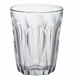 Duralex 1040AB06A0111 Provence Trinkglas, Wasserglas, Saftglas, 250ml, Glas, transparent, 6 Stück