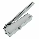 Burg Wächter Türschließer für Innentüren, Hydraulisch, Variabel einstellbar, Breite bis 75 cm, Gewicht bis 20 kg, TS 501 S, Silber, Türbreite bis 75 cm