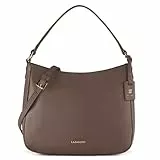 Lazarotti Bologna Damen Schultertasche aus Echt-Leder | Henkeltasche mit abnehm- & längenverstellbaren Trageriemen | Handtasche 27 cm