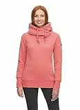 Ragwear GRIPY Bold Damen Frauen Kapuzenpulli,Kapuzenpullover,Hoodie,Pullover mit Kapuze,Rot,S