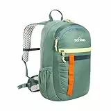 Tatonka Kinderrucksack City Pack JR 12 - Rucksack für Jungen und Mädchen ab 6 Jahren - Mit Reflexstreifen und inkl. Sitzkissen - 12 Liter - sage green