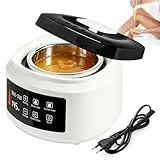 Wachswärmer, 500 Ml Wachsschmelzmaschine, 100w Automatische Temperaturregelung Warmwachs Haarentfernung, Weiß Haarentfernungs-Wachserhitzer Für Den Heimgebrauch Für Den Gebrauch Im Schönheitssalon