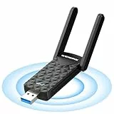 WONLINK-WLAN Stick-WiFi61800Mbps-USB WLAN Adapter-Wireless-USB Adapter-WiFi Dongle Dual Band mit High Gain Dual Antennas, USB 3.0, OFDMA MU-MIMO, WPA3, for Windows 10/11, Plug and Play Driverless