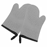 ASAKKURA Ofenhandschuhe Hitzebeständig Für Kochen Und Backen rutschfeste Schutzhandschuhe Isolierende Handschuhe Für Herd Und Ofen Einheitsgröße Für Erwachsene Und Jugendliche