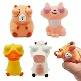 Popping Out Eyes Squeeze Toys 4 Stück, Stressbälle Kinder, Stress Squeeze Spielzeug, Quetschball, Fidget Toys Kinder, Knautschball, Anti Stress Spielzeug