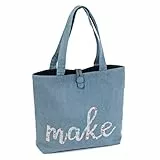 Hobby Gift Craft Umhängetasche, appliziert Stich in der Zeit, 11 x 35 x 35cm