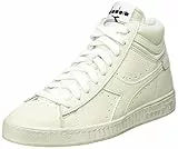 Diadora Unisex Game L High Waxed Hohe Sneaker, Weiß, 44.5 EU