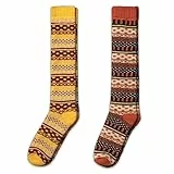 NORDIC Socks, 2 Paar, Merinowoll-Kniestrümpfe für Männer und Frauen. Wintersocken, Warme Socken, Weich und Bequem (35-38, Sofia)