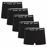 Reebok Boyes Boxershorts Herren | Bequeme Unterhosen Männer | Multipack Unterwäsche Herren & Boxershorts | 5er-Pack Sport-Trunks für Herren