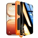 TOCOL für iPhone 17 Pro/iPhone 16 Pro für Panzerglas Sichtschutz 6,3 Zoll, Full Screen Auto-Installation 9H Folie Stoßfest Kratzfest Anti-Fingerabdruck Anti-Bläschen, Kompatibel mit Hülle, 2 Stück