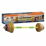 Jouet Pour Barbell - Ensemble D’Haltérophilie Ludique Réglable, Accessoire Léger Pour Jeu Actif, Développement Physique, Coordination et Force | Jouet D’Entraînement Extérieur Intérieur Pour F