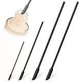 Thimmamma Silikonspatel, hitzebeständig, BPA-frei, Mini-Silikonspatel-Set, langer Griff zum Kochen, Backen, nahtloser Kuchen, kleiner Silikonspatel, Küchenutensilien-Set, spülmaschinenfest für schmale
