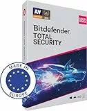 Bitdefender Total Security - 5 Geräte | 2 Jahre Abonnement | PC/Mac/Android/iOS | Aktivierungscode per Post