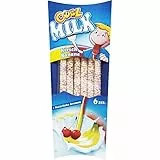 Cool Milk ÖKO Trinkhalme – 5 kompostierbare Trinkhalme, Kirsch Banane -Geschmack, nachhaltig & biologisch abbaubar, 30 g