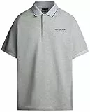 Pepe Jeans – Herren Polo-Shirt – Kurzarm – Baumwoll-Stretch-Piqué – Red Bull Racing Team – Sportlicher Schnitt - Grau (Meliertes Grau) - Bekleidungsgröße - L
