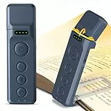 Glocusent Leselampe Buch Klemme, Leselicht mit Einschlafhilfe und Timer, 5 Helligkeitsstufen & 3 Farben, Expert Buchlampe für das Lesen im Bett, USB-C Leselampe für Bücherfreunde (Marineblau)
