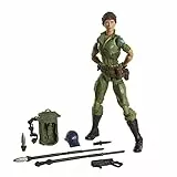 G.I. Joe Hasbro Classified Series Lady Jaye Action Figure 25 Collectible Premium Toy with Multiple Accessories 6-Inch Scale with Custom Package Art CS Figure Rocket Cranberry