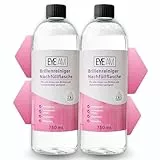 Brillenreiniger Nachfüllflasche 2x750ml | Reinigung für Brillen und Sonnenbrillen – Brillenreinigung wirkt Antistatisch mit Antischmutz-Effekt – Modell: (Nachfüllflasche 2 x 750ml)